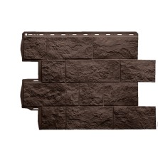 Панель Туф Эко коричневый (0,796мх0,591м)  Альта-Профиль
