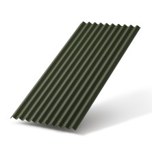 Битумный волнистый лист Ондулин Смарт (Onduline Smart) Зеленый 1 лист