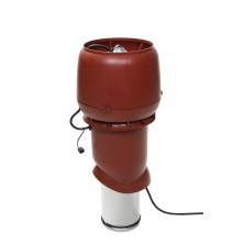 Кровельный вентилятор Еco 220 Р160500 с шумопоглотителем Vilpe (Вилпе) Красный 1 шт